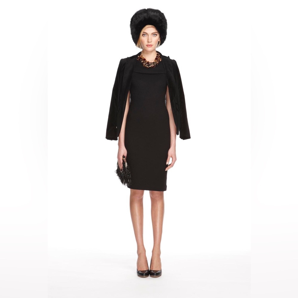 Banana Republic black wool dress